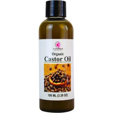 Cosprof Organic Castor Oil For Haircare - 100 ml - Rokomari product